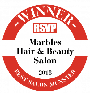 Marbles Hair & Beauty Awarded RSVP BEST SALON IN MUNSTER