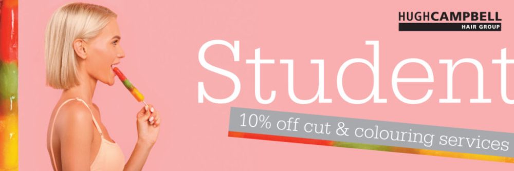 10 Off Student Offer at Hugh Campbell Hair Group Limerick Salons