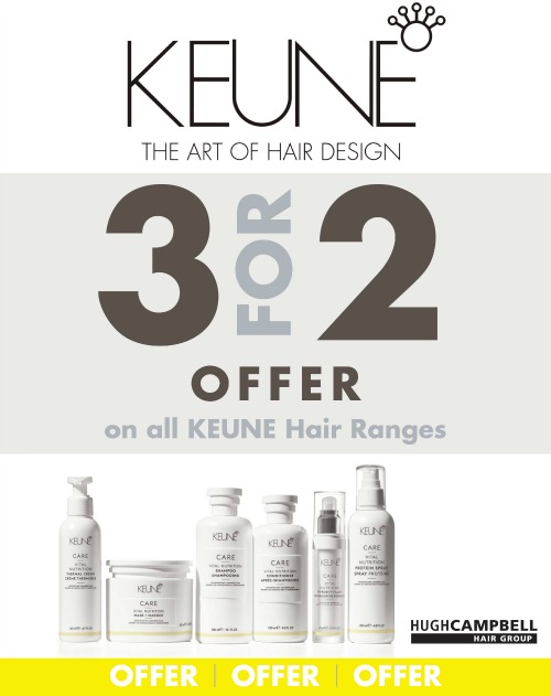 Keune 3 for 2 Offer