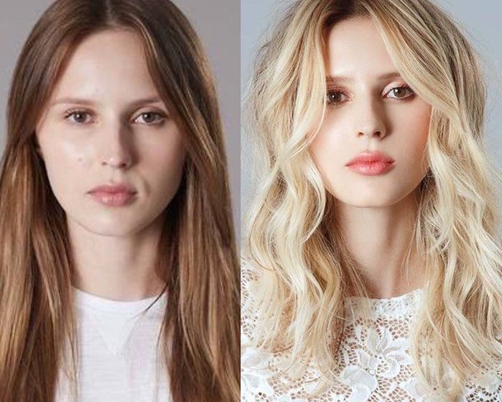 Colour Change Before After