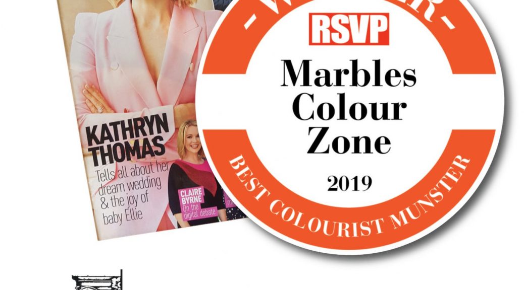 Marbles Colour Zone WIN Best Colourists in Munster Award