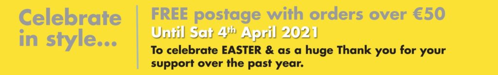 Free Postage Offer at Hugh Campbell Online Shop