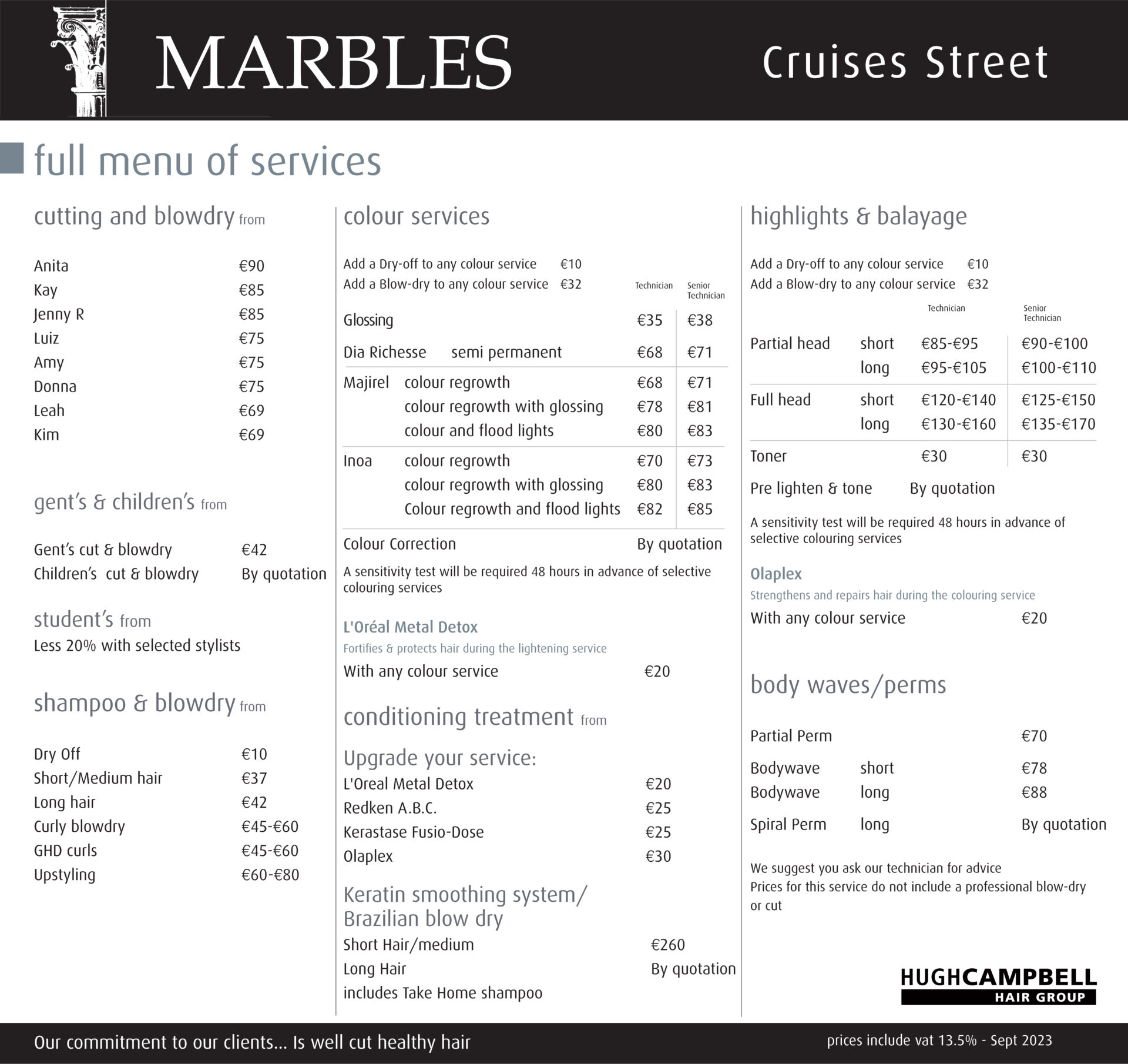 Prices