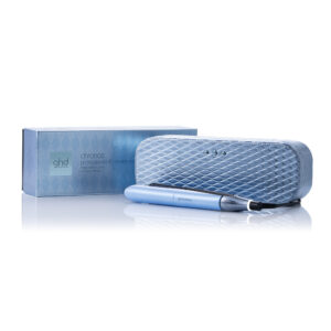 ghd chronos hair straightener gift set in limited edition icy blue